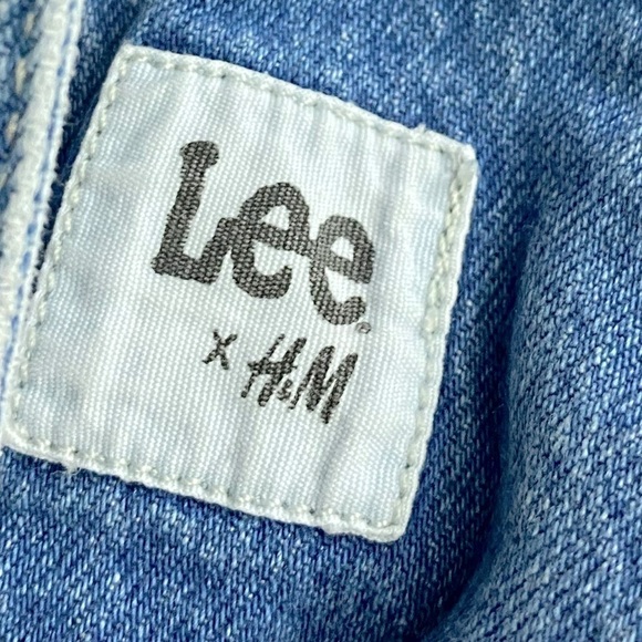 Lee & H&M Blue Denim Overalls XS (Juniors 16) - Picture 3 of 15